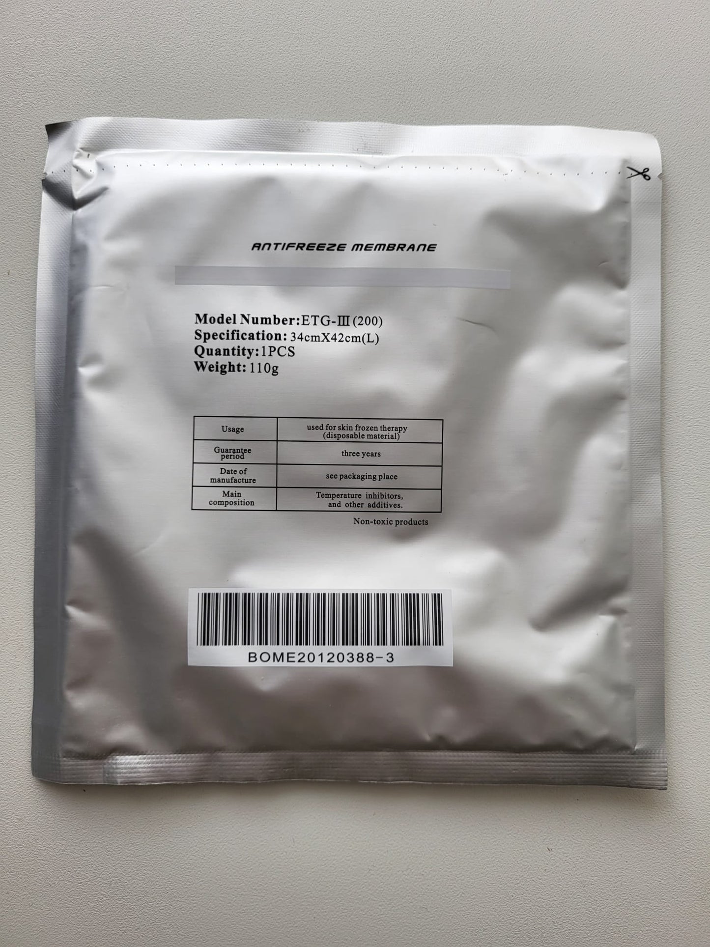 100 Large Anti Freeze Membranes (34 x 42cm)